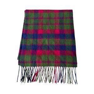 CLANS Scotland Vintage Multicolor Winter Plaid Scarf